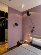 Spider Ceiling Light, Multi-Arm Aluminium & Brass, E26/E27, Hardwired