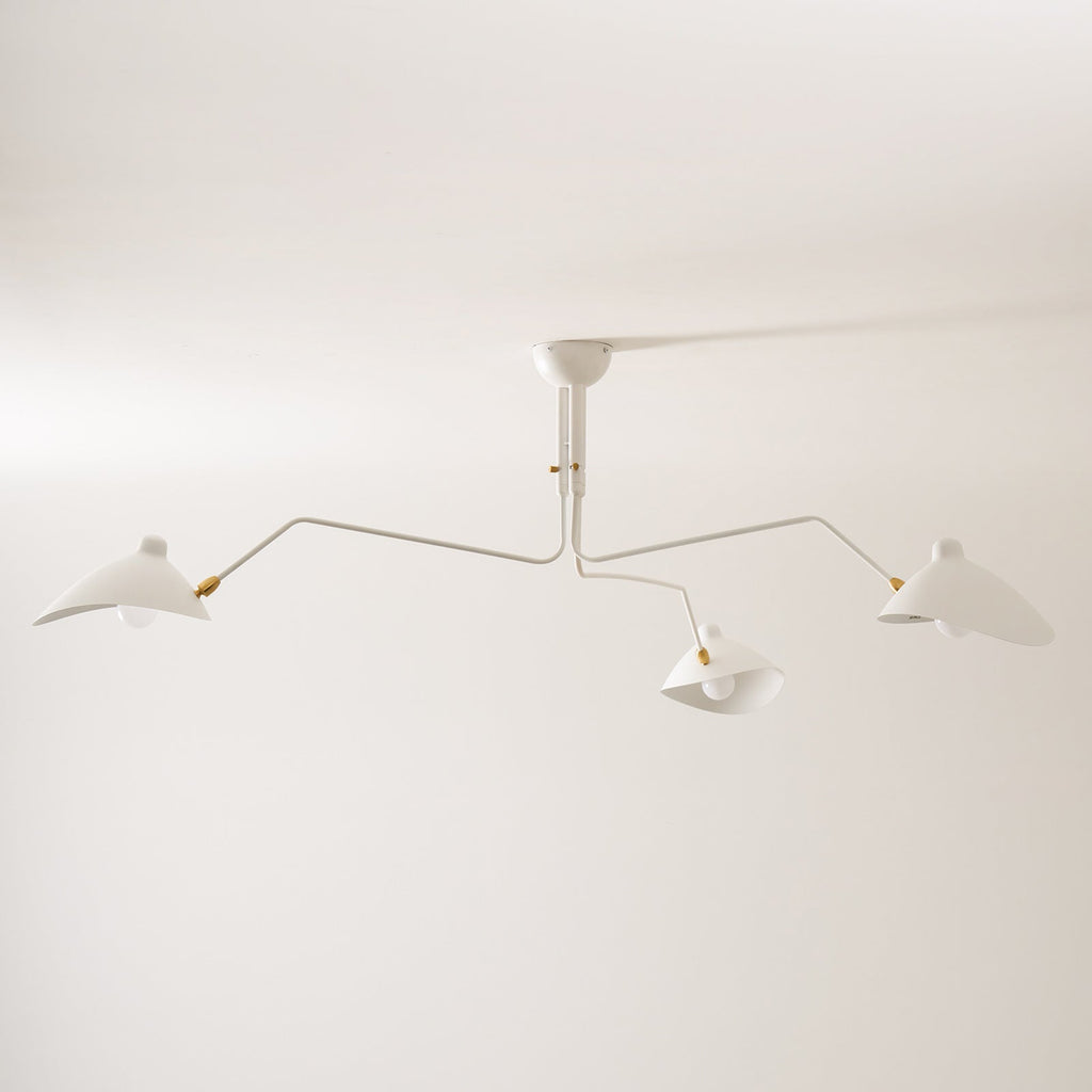 Lustre, Araignée Multi-Bras, Métal et Laiton, E26 / E27, 3 ou 6 Têtes