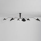 Lustre, Araignée Multi-Bras, Métal et Laiton, E26 / E27, 3 ou 6 Têtes
