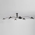 Lustre, Araignée Multi-Bras, Métal et Laiton, E26 / E27, 3 ou 6 Têtes