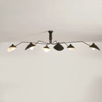 Lustre, Araignée Multi-Bras, Métal et Laiton, E26 / E27, 3 ou 6 Têtes