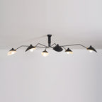 Lustre, Araignée Multi-Bras, Métal et Laiton, E26 / E27, 3 ou 6 Têtes