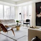 Spider Floor Lamp, Sculptural Black Metal Arm, E26/E27, Plug-In