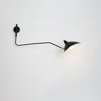 Wall Sconce, Spider Long-Arm, Rotating Shade, Metal and Brass, E26 / E27