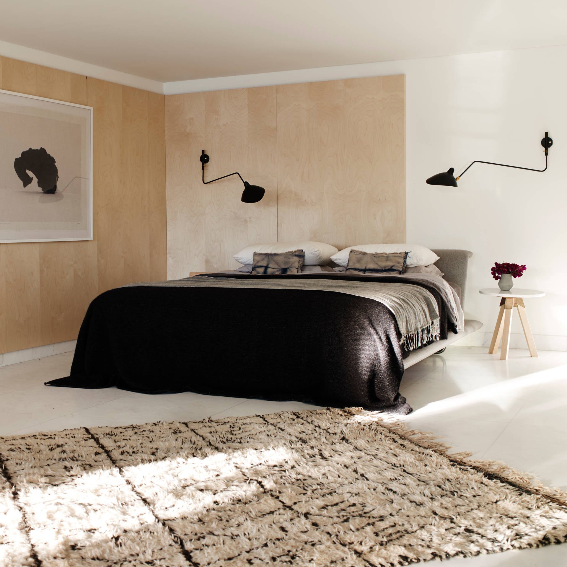Wall Sconce, Spider Long-Arm, Rotating Shade, Metal and Brass, E26 / E27