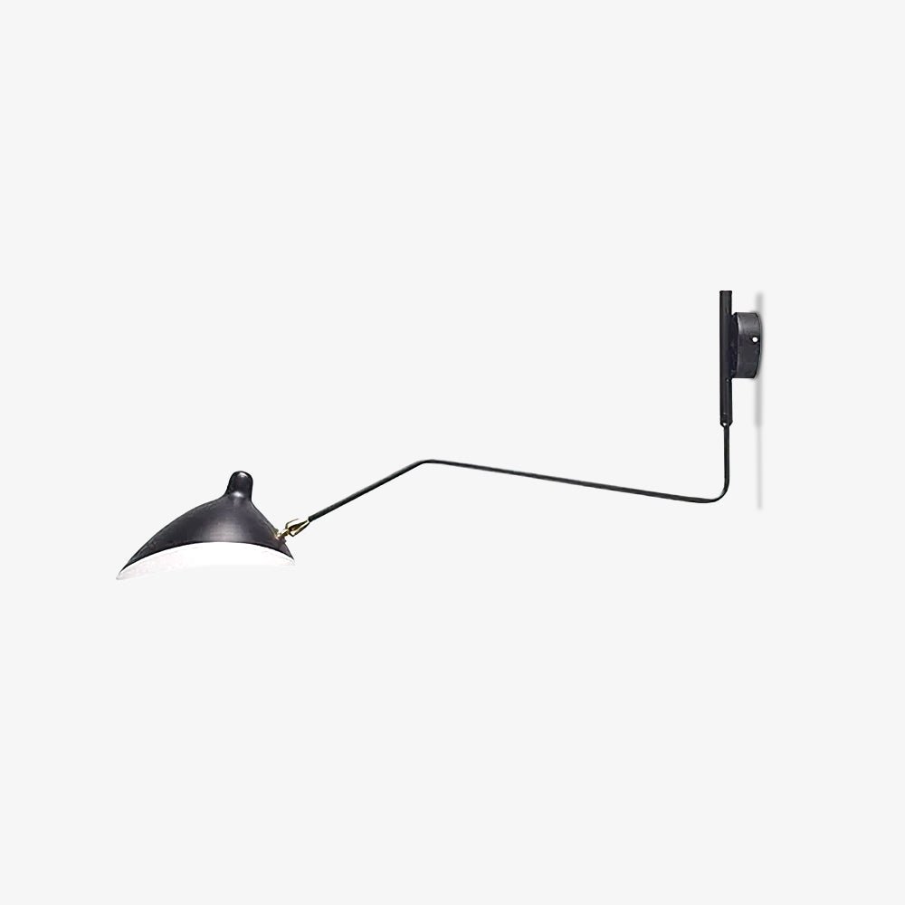 Wall Sconce, Spider Long-Arm, Rotating Shade, Metal and Brass, E26 / E27