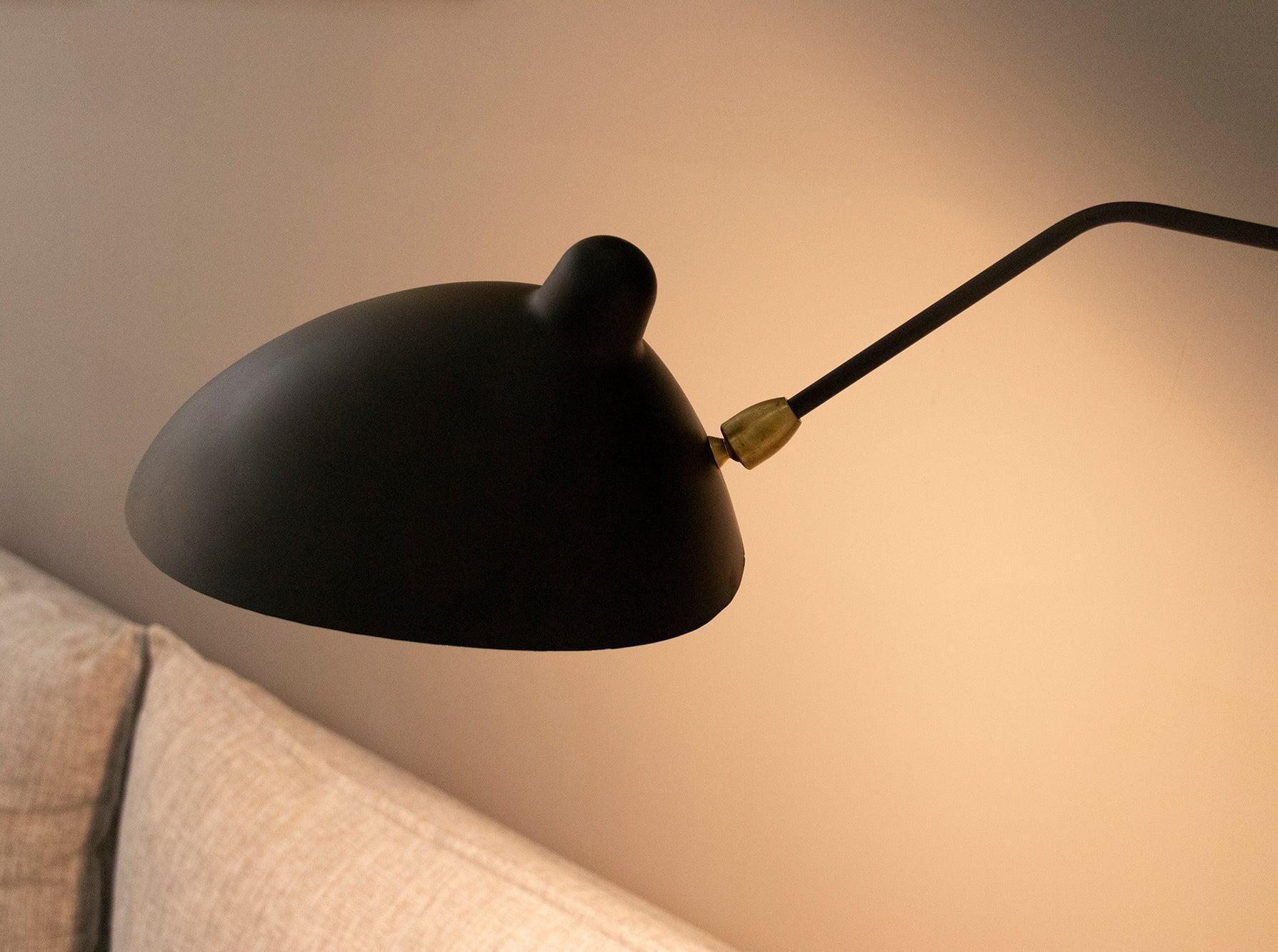 Matching ceiling lamp from the same slim-arm lighting family