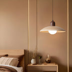 Wood Dome Pendant Light For Contemporary Ceiling Fixture