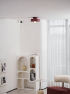 Simon Ceiling Light, Stacked Resin Cylinders, E27 Socket, Sculptural