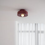 Simon Ceiling Light, Stacked Resin Cylinders, E27 Socket, Sculptural