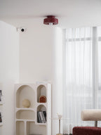 Simon Ceiling Light, Stacked Resin Cylinders, E27 Socket, Sculptural