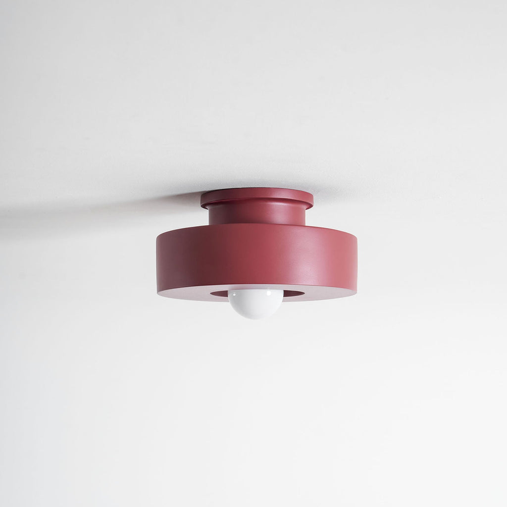 Simon Ceiling Light, Stacked Resin Cylinders, E27 Socket, Sculptural