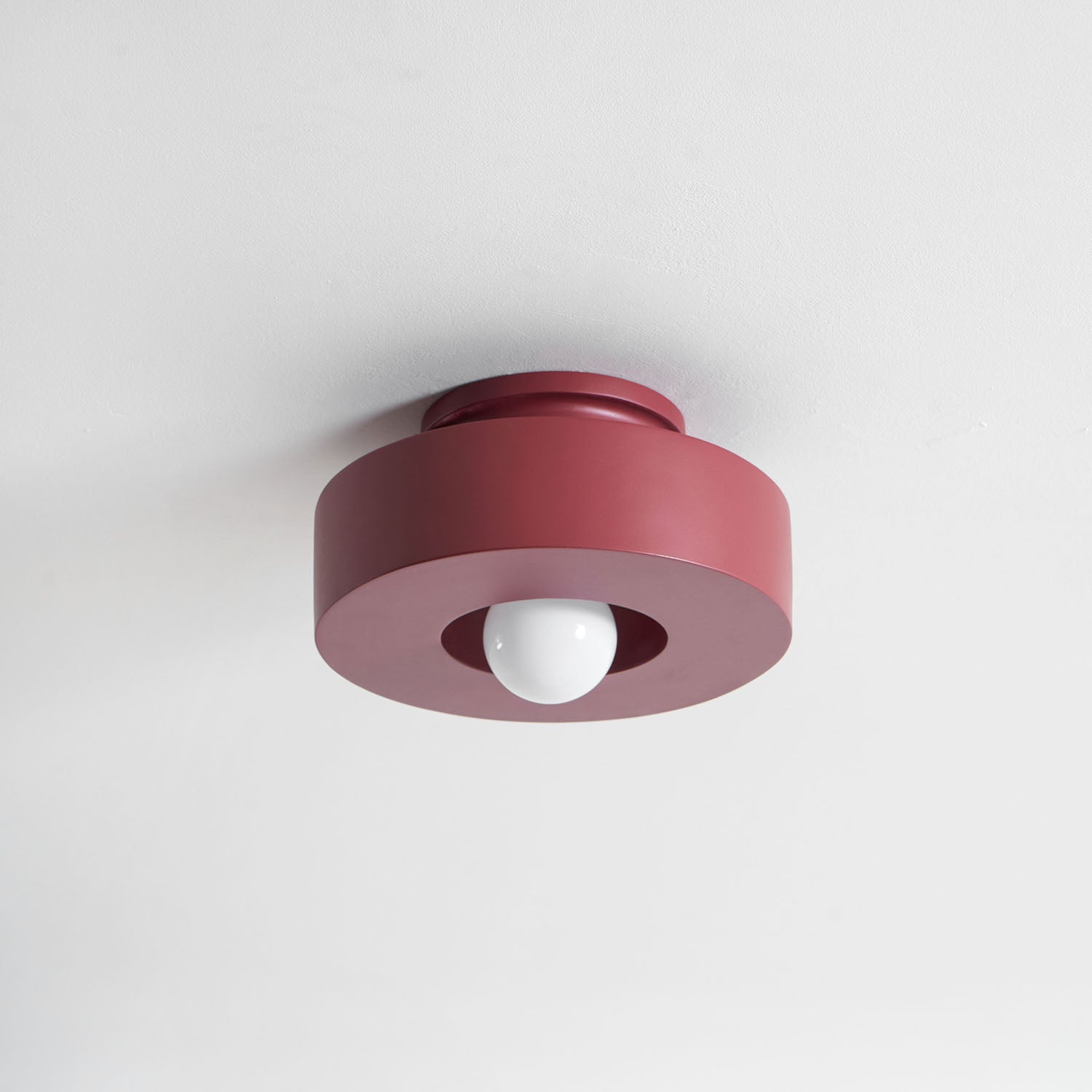 Simon Ceiling Light, Stacked Resin Cylinders, E27 Socket, Sculptural