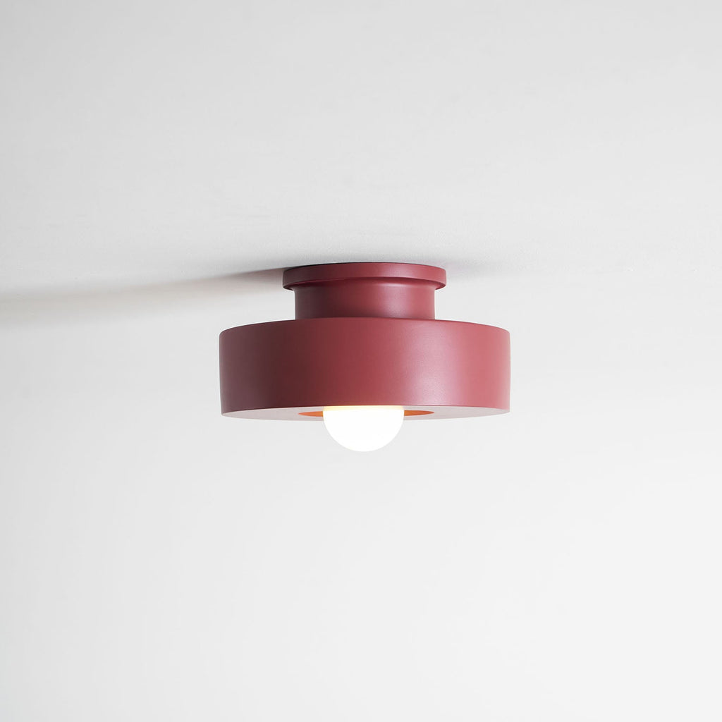Simon Ceiling Light, Stacked Resin Cylinders, E27 Socket, Sculptural