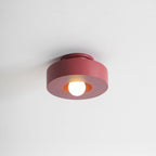Simon Ceiling Light, Stacked Resin Cylinders, E27 Socket, Sculptural