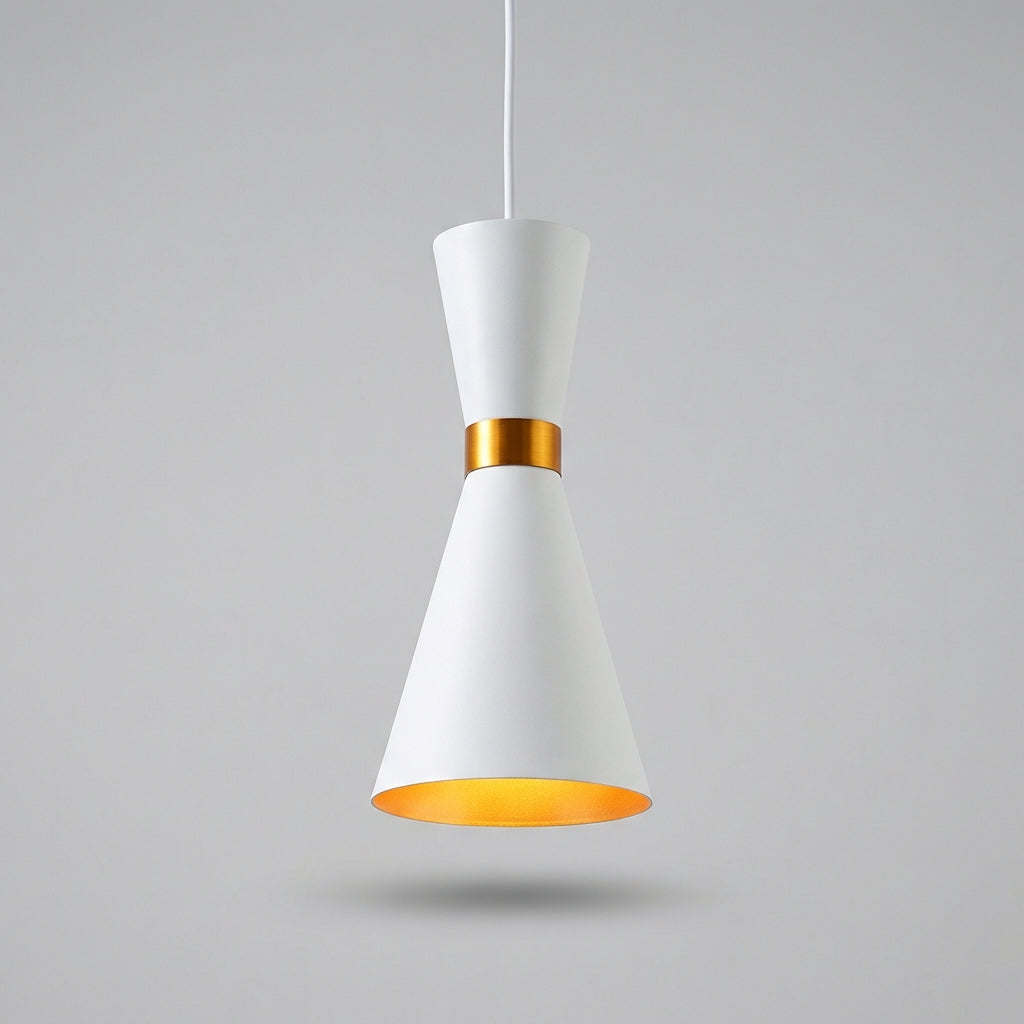 Aluminum Cone Pendant Light, Adjustable Cord, E27 Socket