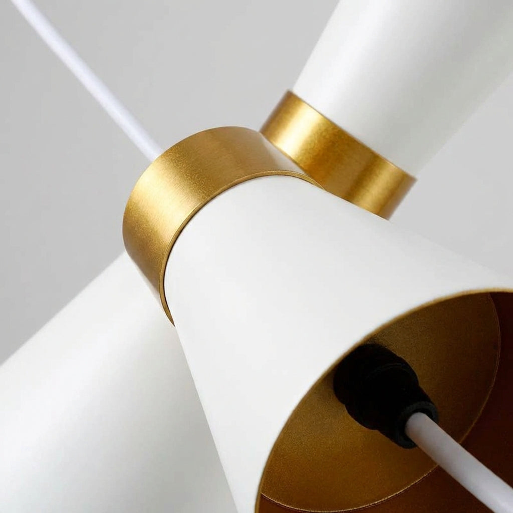 Aluminum Cone Pendant Light, Adjustable Cord, E27 Socket