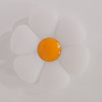 Blomsterloftslampe, seksbladet akrylskærm, integreret LED, dæmpbar