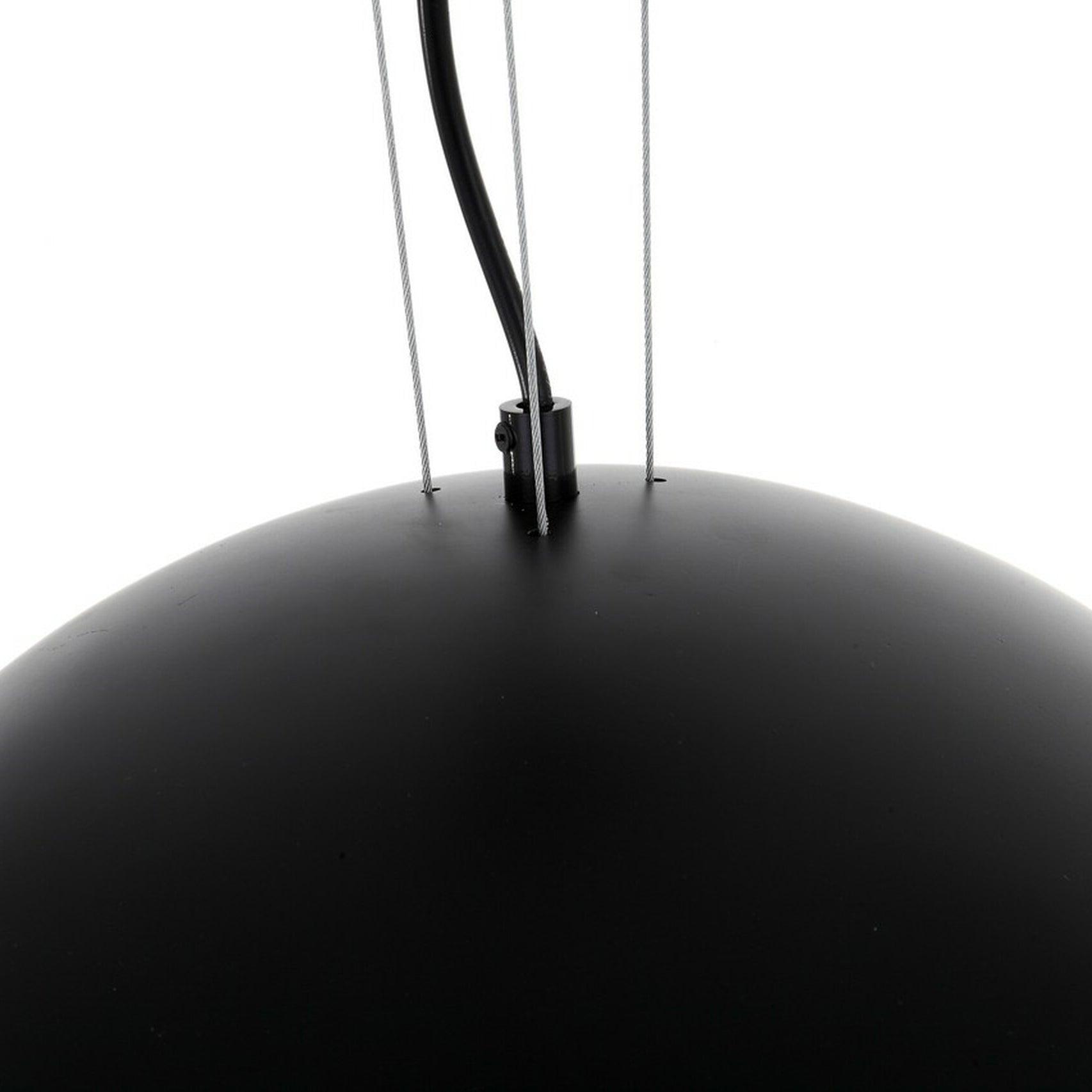 Pendant Light, Cast Plaster Hemisphere Diffuser, E27, 6 Finishes