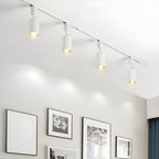Cylinder Track Light, Aluminium Spotlights, Integrated LED, 30° Beam