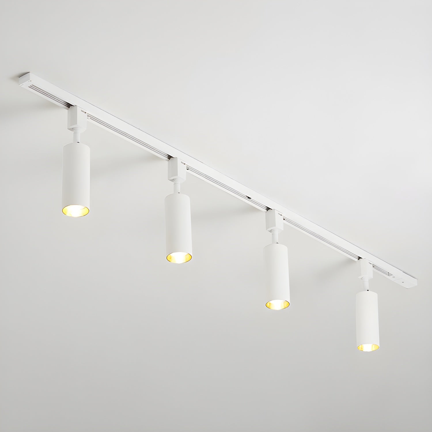 Cylinder Track Light, Aluminium Spotlights, Integrated LED, 30° Beam