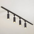 Cylinder Track Light, Aluminium Spotlights, Integrated LED, 30° Beam