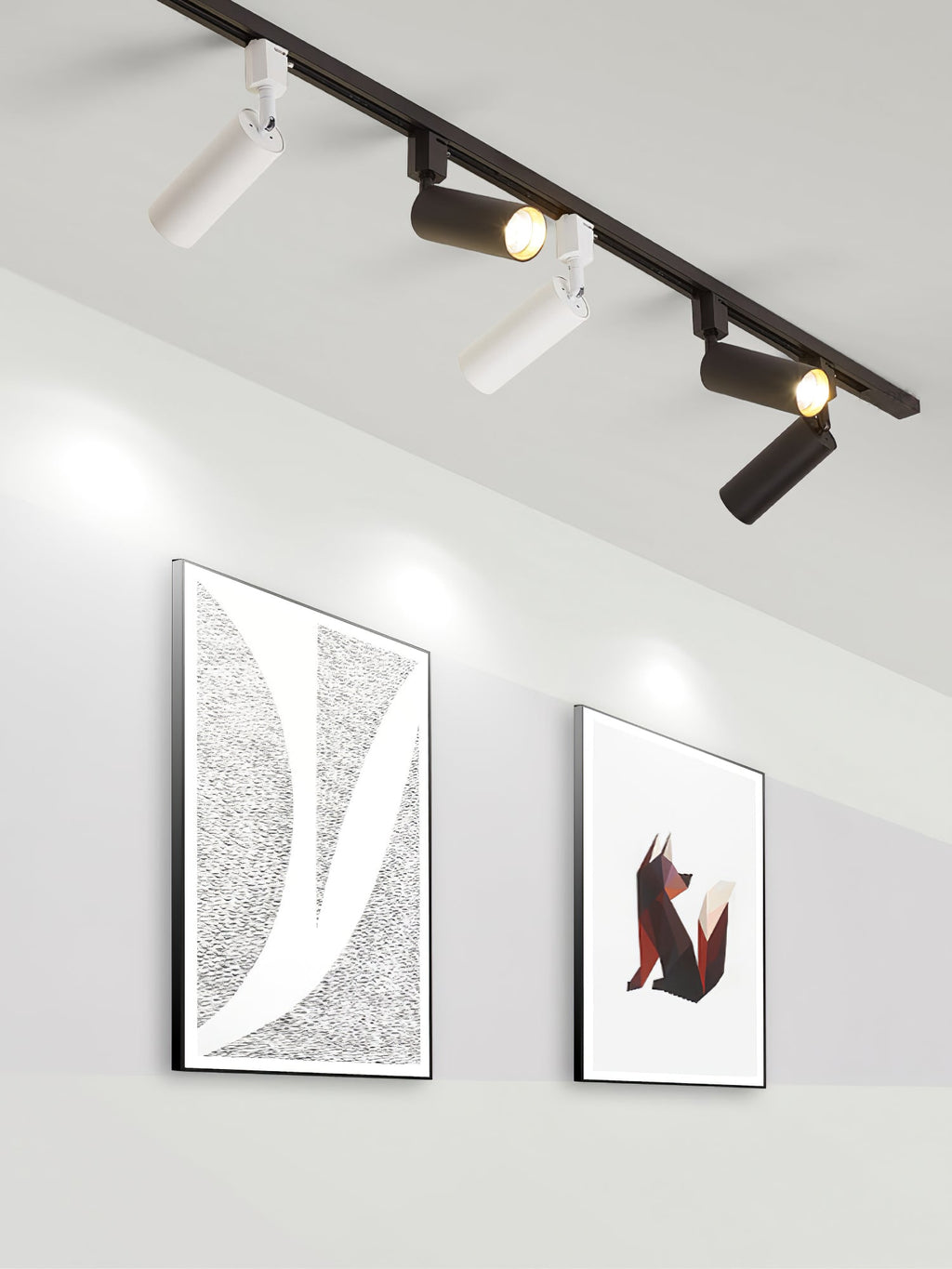 Cylinder Track Light, Aluminium Spotlights, Integrated LED, 30° Beam