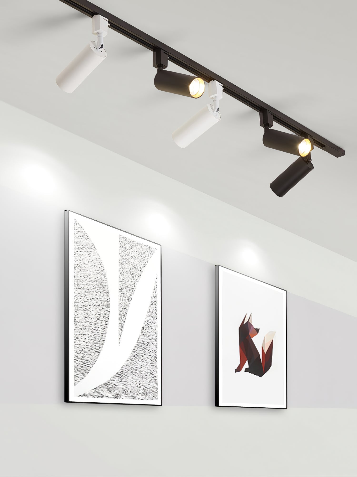 Cylinder Track Light, Aluminium Spotlights, Integrated LED, 30° Beam
