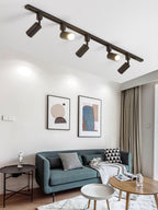 Cylinder Track Light, Aluminium Spotlights, Integrated LED, 30° Beam