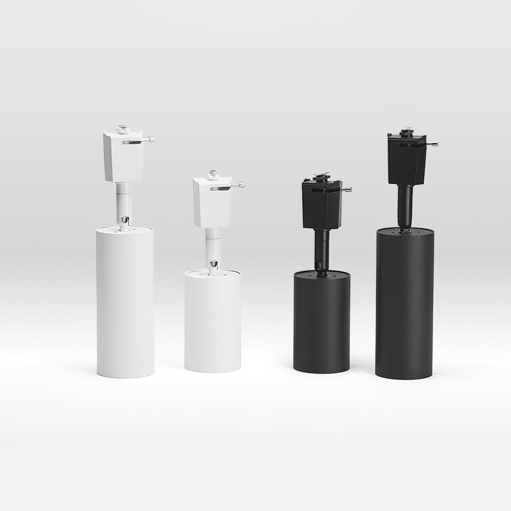 Cylinder Track Light, Aluminium Spotlights, Integrated LED, 30° Beam