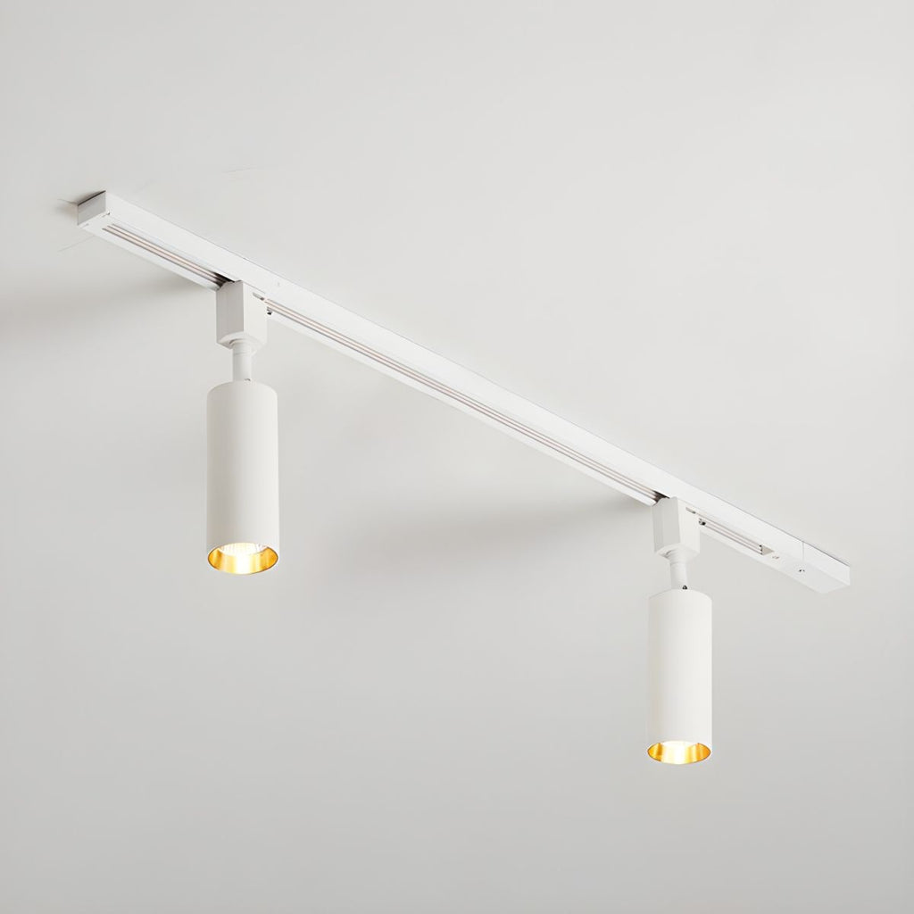 Cylinder Track Light, Aluminium Spotlights, Integrated LED, 30° Beam