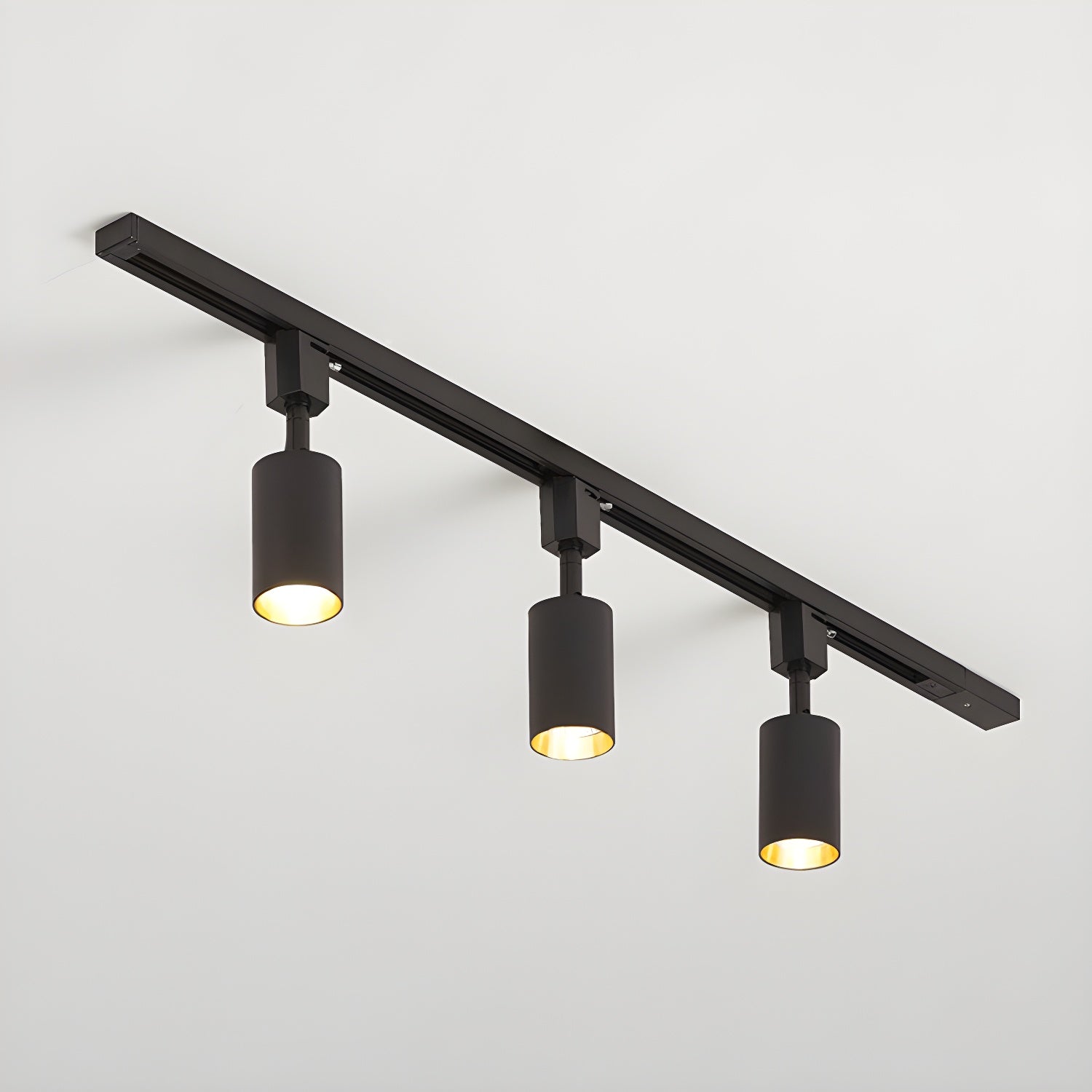 Cylinder Track Light, Aluminium Spotlights, Integrated LED, 30° Beam