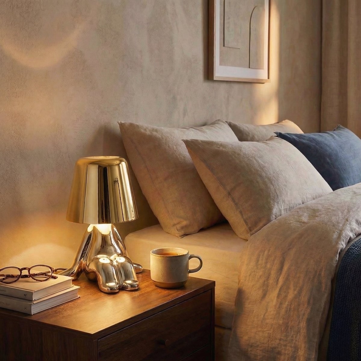 Compact Modern Table Lamp With Efficient LED And Distinct Design