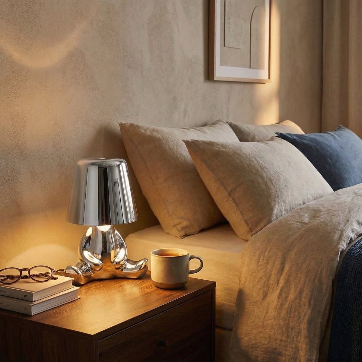 Compact Modern Table Lamp With Efficient LED And Distinct Design
