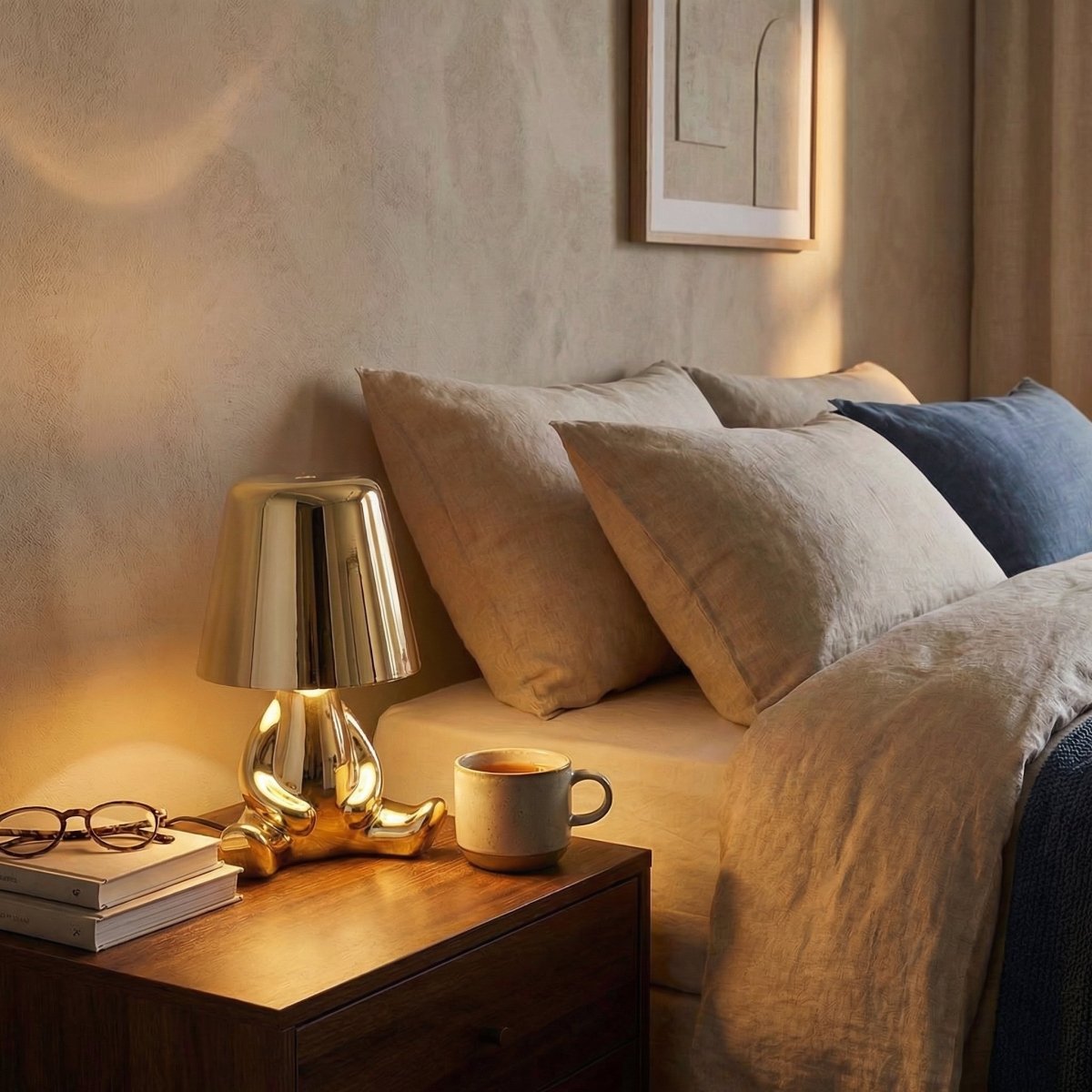 Compact Modern Table Lamp With Efficient LED And Distinct Design