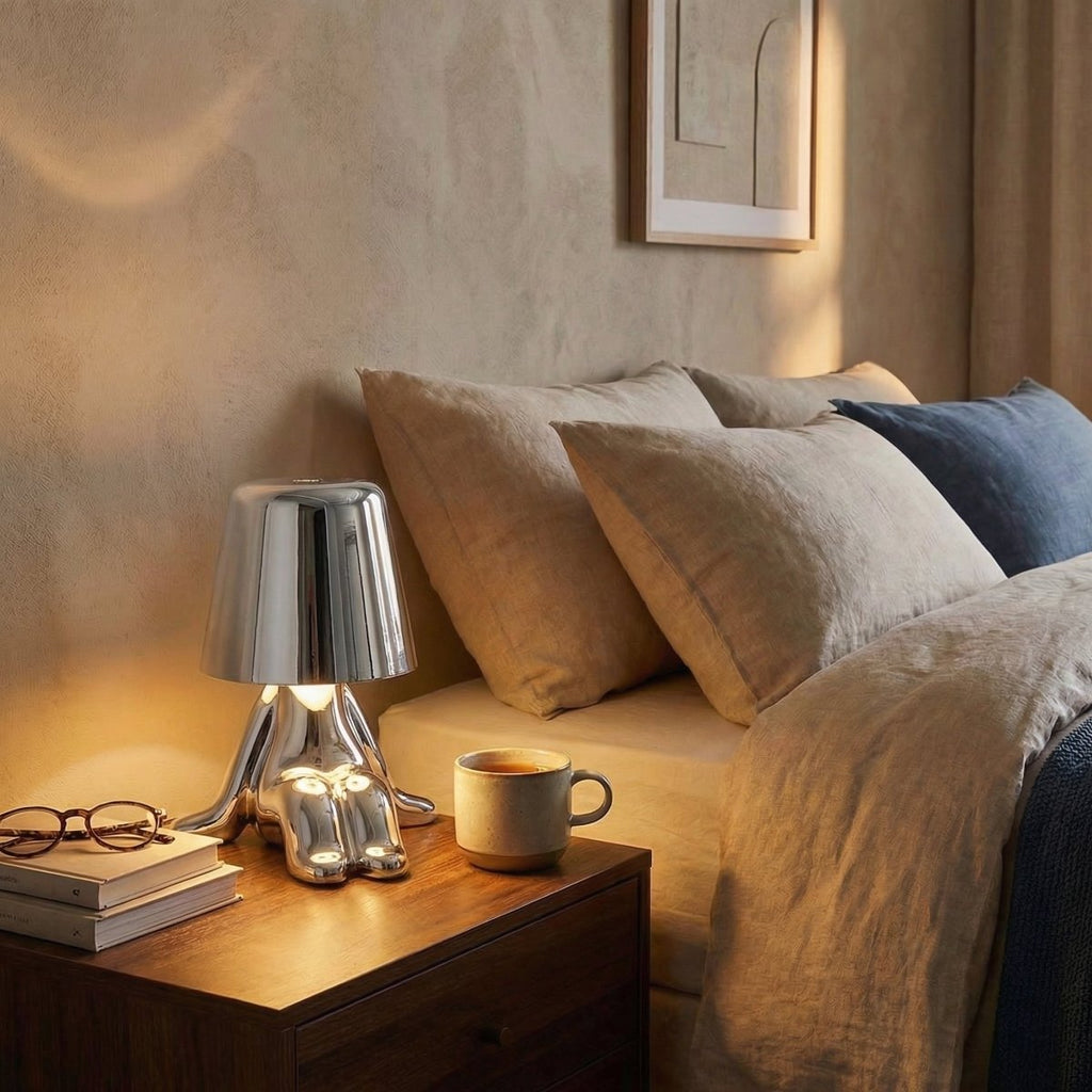 Compact Modern Table Lamp With Efficient LED And Distinct Design
