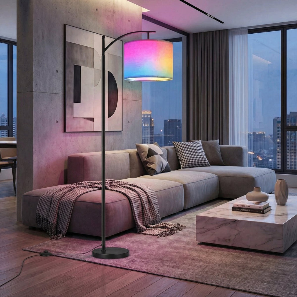 Bluetooth Enabled Dimmable LED Lamp for Adjustable Ambient Lighting
