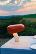 Nucleus Table Lamp, Glazed Metal Shade, Carrara Marble Base, E27