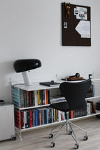 Nucleus Table Lamp, Glazed Metal Shade, Carrara Marble Base, E27