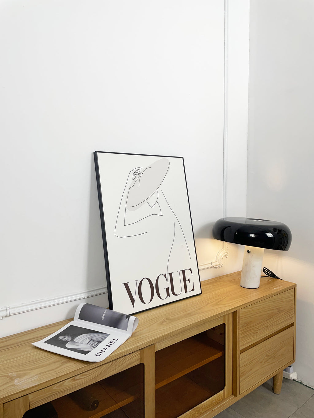 Nucleus Table Lamp, Glazed Metal Shade, Carrara Marble Base, E27