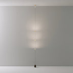 Gulvlampe, Soreluna marmorfod, koniske metalskærme, integreret LED 3000K