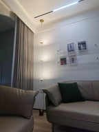 Gulvlampe, Soreluna marmorfod, koniske metalskærme, integreret LED 3000K