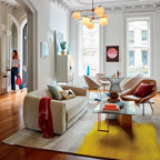 Lustra Sphere & Stem Brass Chandelier With Glass Globe Shades