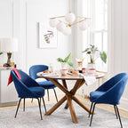 Lustra Sphere & Stem Brass Chandelier With Glass Globe Shades