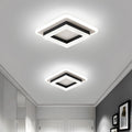 Overlapping Square Frame Light Fixture Ceiling Modern Design