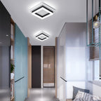 Overlapping Square Frame Light Fixture Ceiling Modern Design