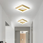 Overlapping Square Frame Light Fixture Ceiling Modern Design