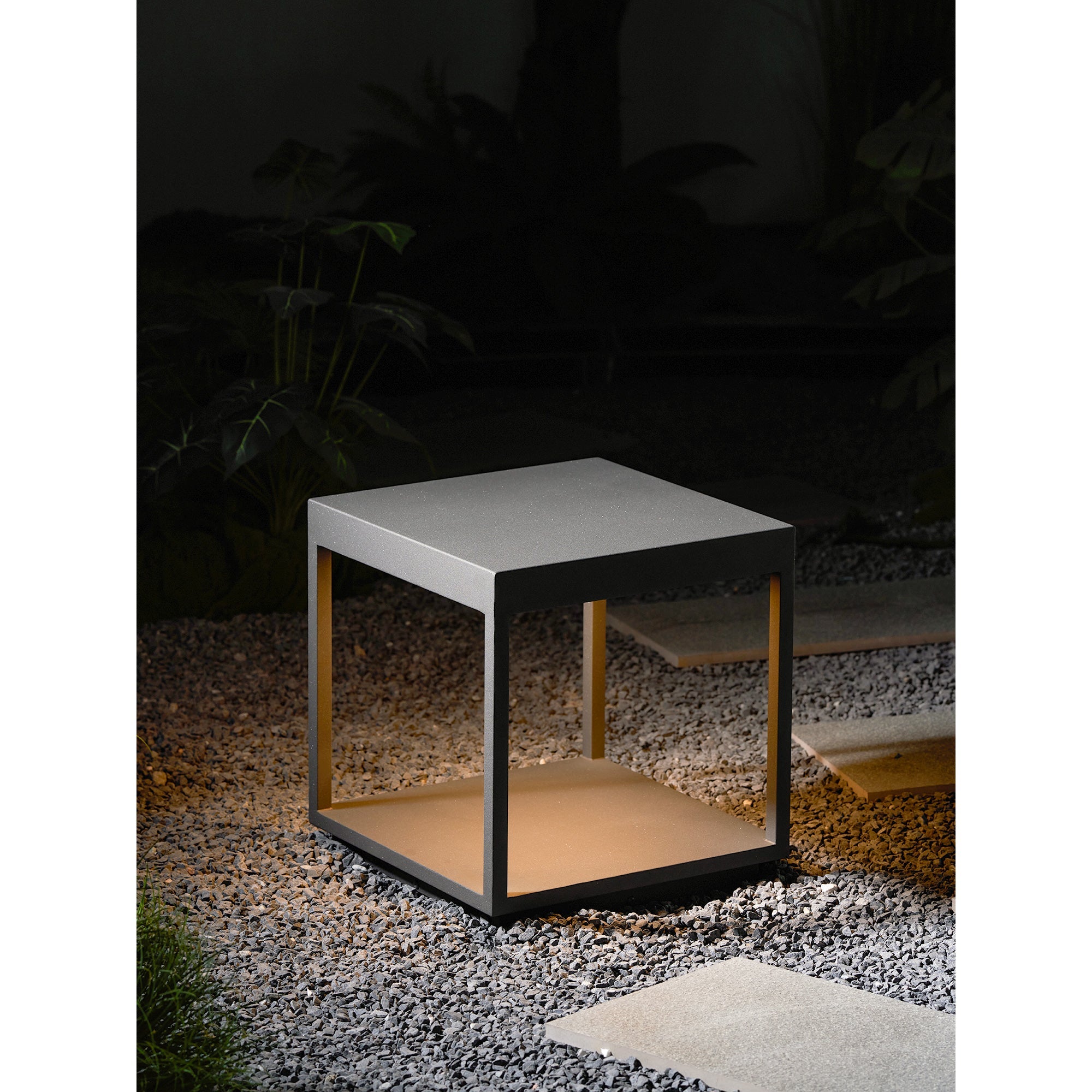 Outdoor Post Light, Stainless Steel, IP65 Waterproof, Integrated LED