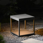 Outdoor Post Light, Stainless Steel, IP65 Waterproof, Integrated LED