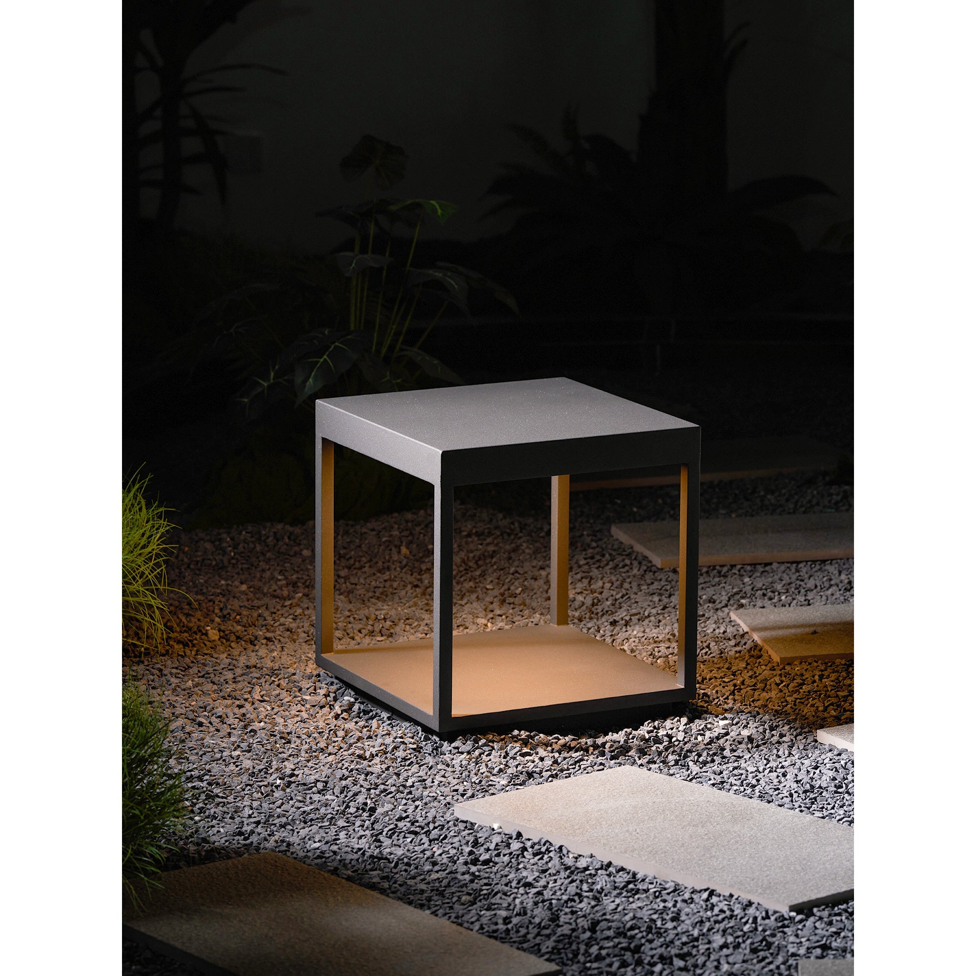 Outdoor Post Light, Stainless Steel, IP65 Waterproof, Integrated LED